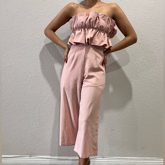 saints + secrets | Pants & Jumpsuits | Saints Secrets Pink Ruffled ...